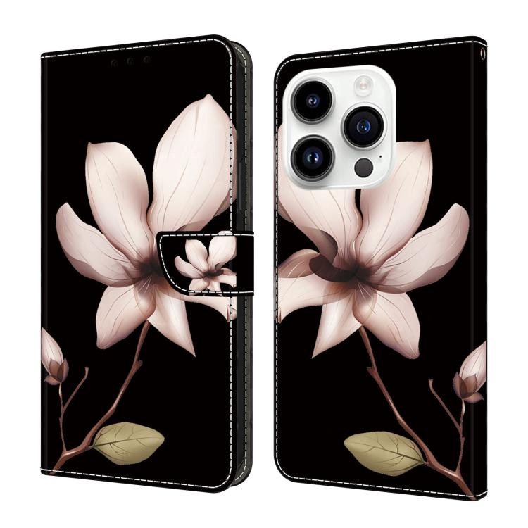 Custodia per telefono in ecopelle con effetto cristallo., For iPhone 15 Pro Max