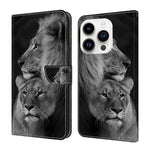 Custodia per telefono in ecopelle con effetto cristallo., For iPhone 15 Pro Max
