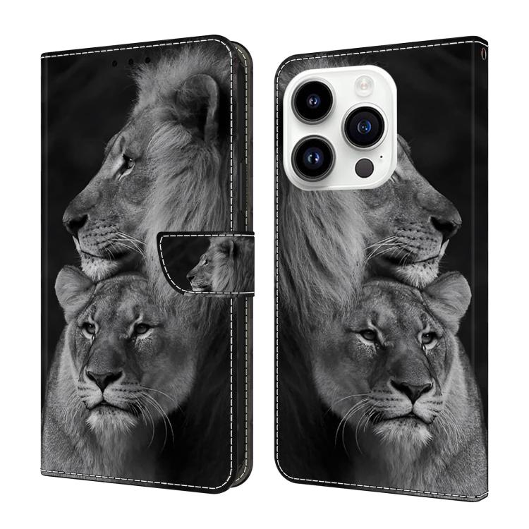 Custodia per telefono in ecopelle con effetto cristallo., For iPhone 15 Pro Max