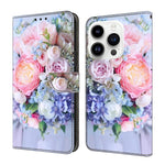 Custodia per telefono in ecopelle con effetto cristallo., For iPhone 16 Pro Max