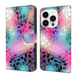 Custodia per telefono in ecopelle con effetto cristallo., For iPhone 16 Pro Max