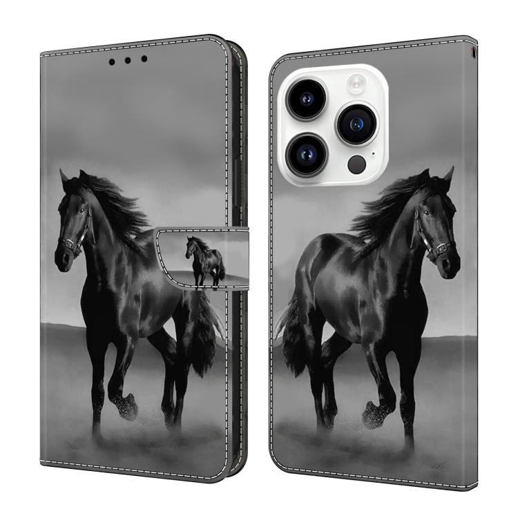 Custodia per telefono in ecopelle con effetto cristallo., For iPhone 16 Pro Max