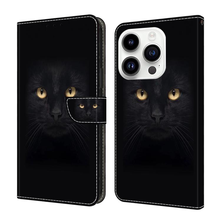 Custodia per telefono in ecopelle con effetto cristallo., For iPhone 16 Pro Max
