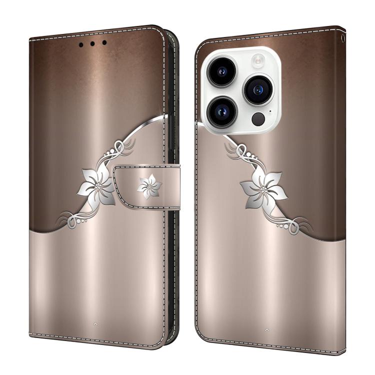 Custodia per telefono in ecopelle con effetto cristallo., For iPhone 16 Pro Max