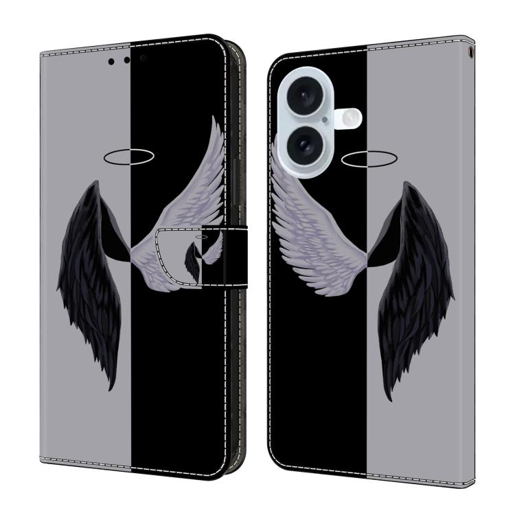 Custodia per telefono in ecopelle con effetto cristallo., For iPhone 16