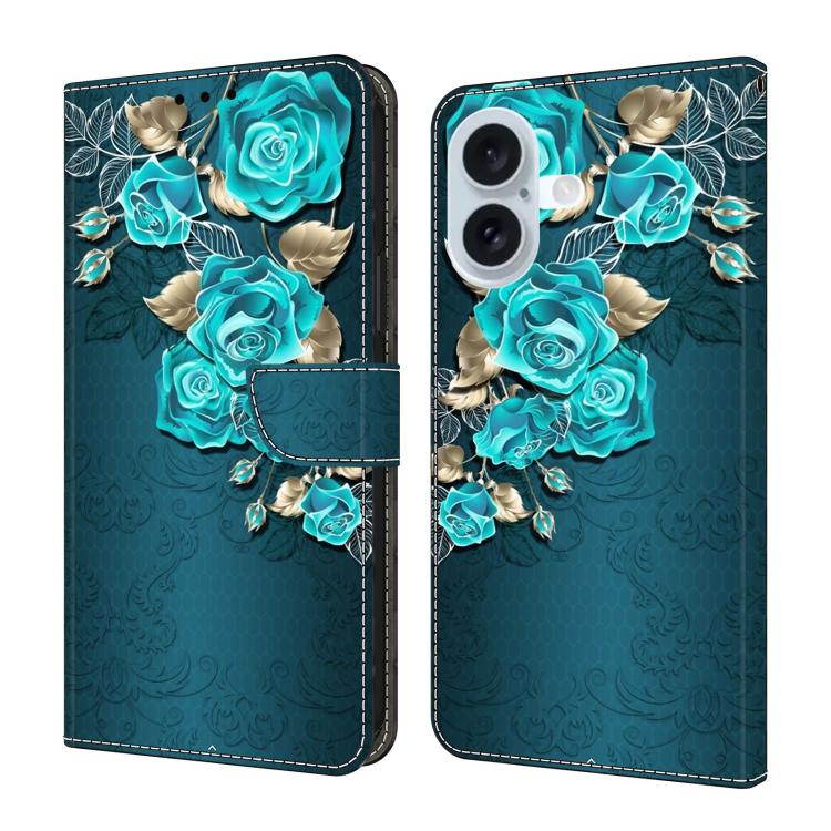 Custodia per telefono in ecopelle con effetto cristallo., For iPhone 16
