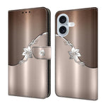 Custodia per telefono in ecopelle con effetto cristallo., For iPhone 16