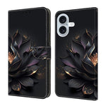 Custodia per telefono in ecopelle con effetto cristallo., For iPhone 16