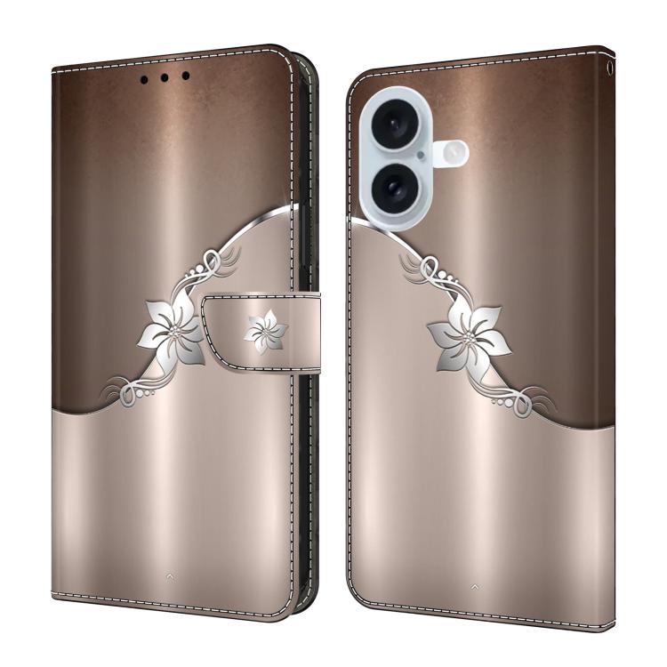 Custodia per telefono in ecopelle con effetto cristallo., For iPhone 17