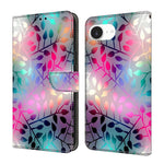 Custodia per telefono in ecopelle con effetto cristallo., For iPhone 16e / 17e