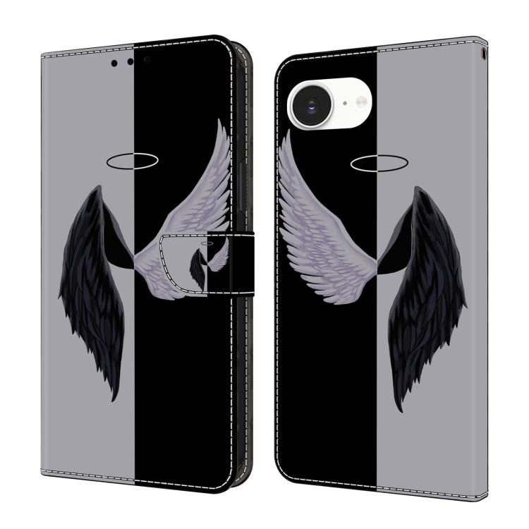 Custodia per telefono in ecopelle con effetto cristallo., For iPhone 16e / 17e