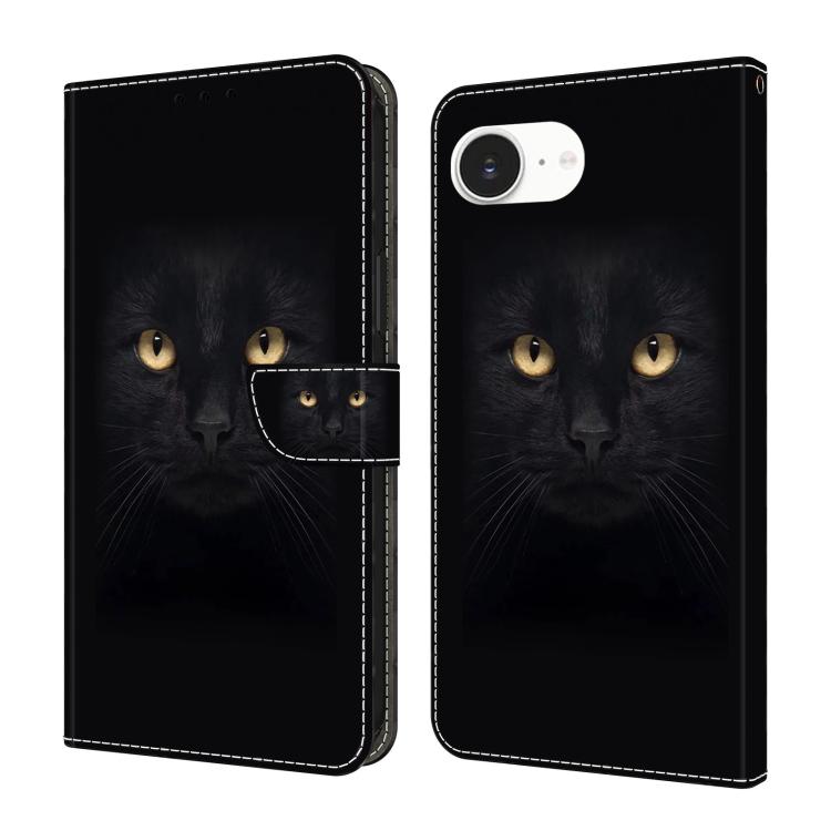 Custodia per telefono in ecopelle con effetto cristallo., For iPhone 16e / 17e