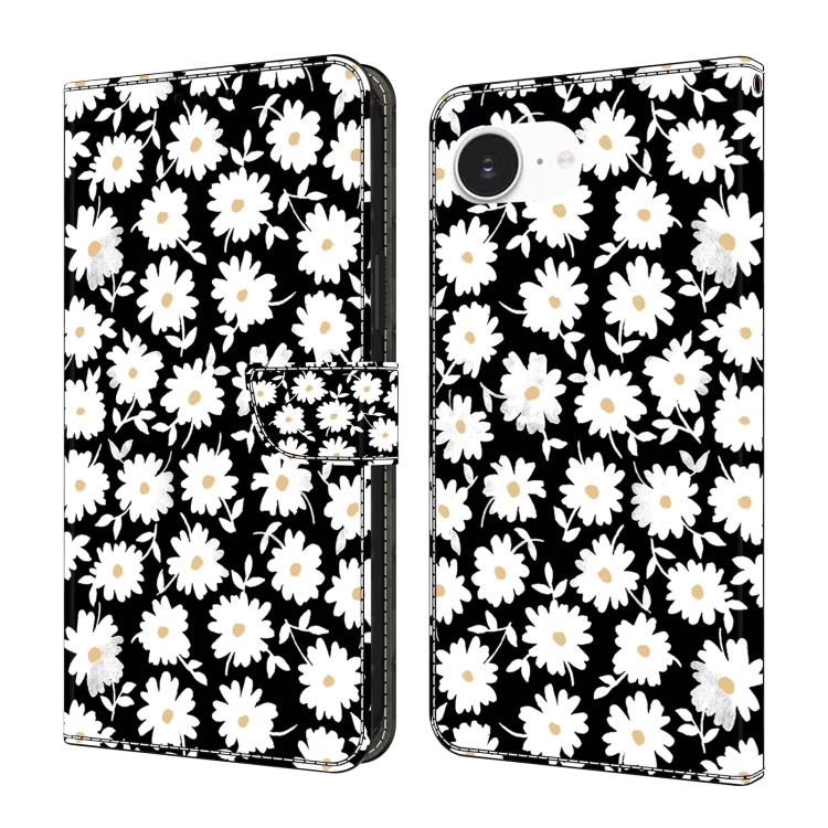 Custodia per telefono in ecopelle con effetto cristallo., For iPhone 16e / 17e