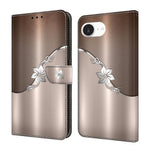 Custodia per telefono in ecopelle con effetto cristallo., For iPhone 16e / 17e