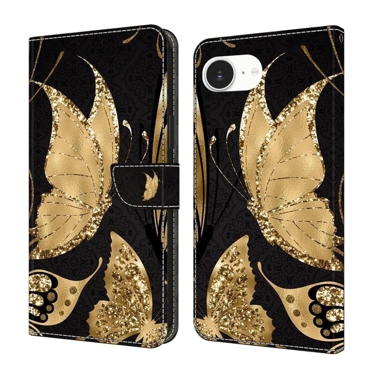 Custodia per telefono in ecopelle con effetto cristallo., For iPhone 16e / 17e