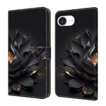Custodia per telefono in ecopelle con effetto cristallo., For iPhone 16e / 17e