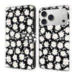 Custodia per telefono in ecopelle con effetto cristallo., For iPhone 18 Pro / 17 Pro