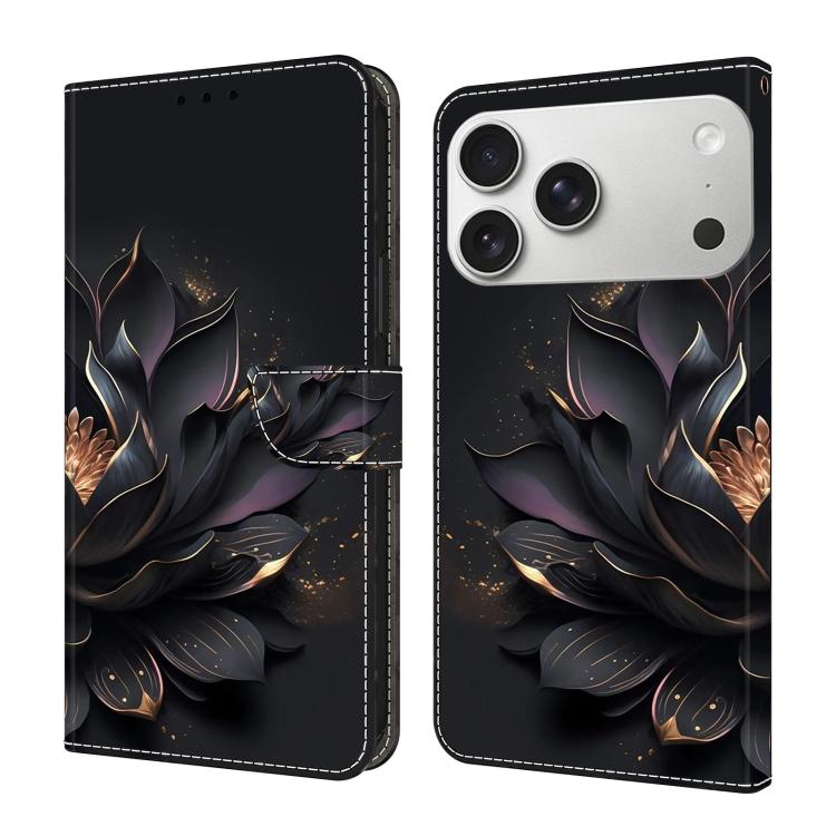 Custodia per telefono in ecopelle con effetto cristallo., For iPhone 18 Pro / 17 Pro