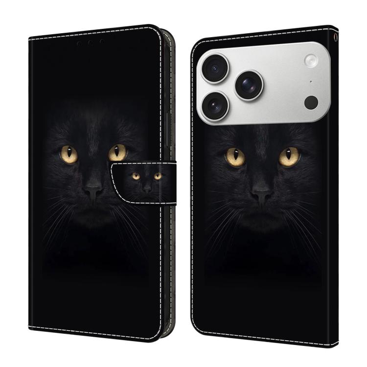 Custodia per telefono in ecopelle con effetto cristallo., For iPhone 18 Pro Max / 17 Pro Max