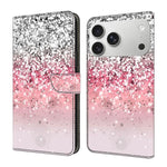 Custodia per telefono in ecopelle con effetto cristallo., For iPhone 18 Pro Max / 17 Pro Max