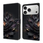 Custodia per telefono in ecopelle con effetto cristallo., For iPhone 18 Pro Max / 17 Pro Max