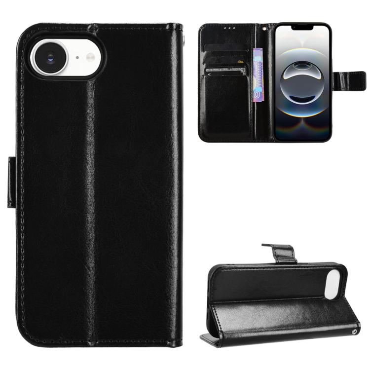 Custodia in ecopelle Crazy Horse per iPhone 17e 16e
