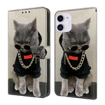 Custodia in ecopelle effetto cristallo per iPhone 11