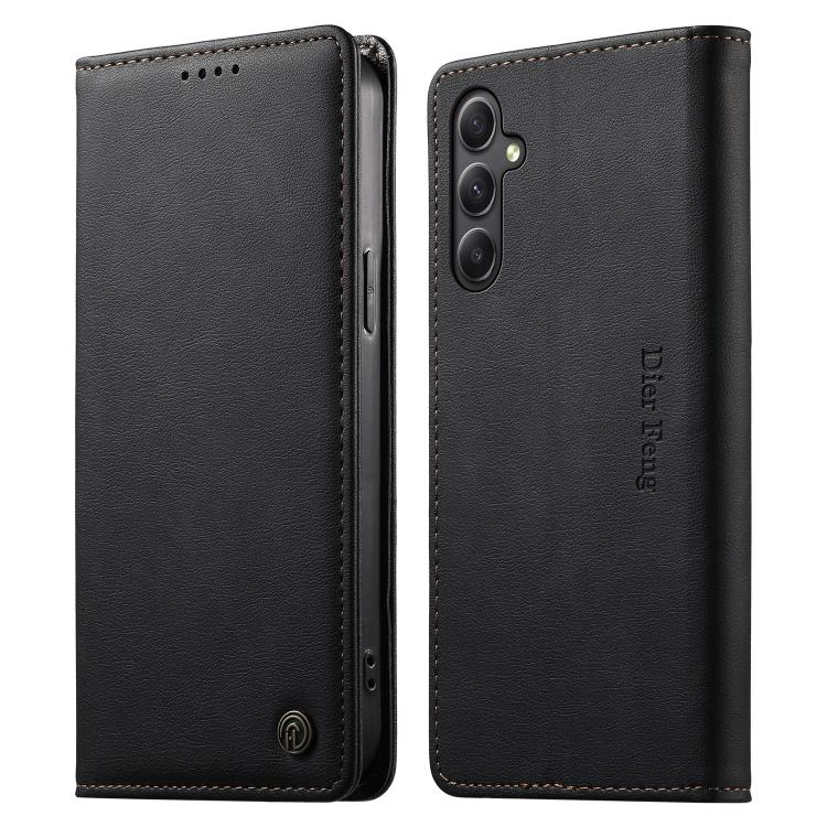 Custodia in pelle vegana con chiusura magnetica e protezione RFID per Samsung