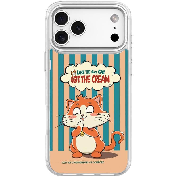 Custodia magnetica con motivo gattino per iPhone 17