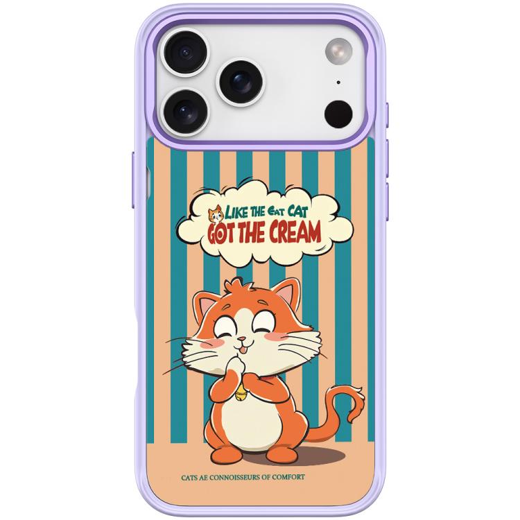 Custodia magnetica con motivo gattino per iPhone 17