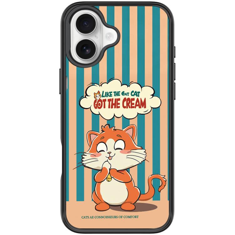 Custodia magnetica con motivo gattino per iPhone 17
