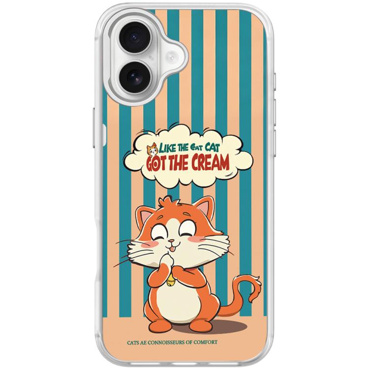 Custodia magnetica con motivo gattino per iPhone 17