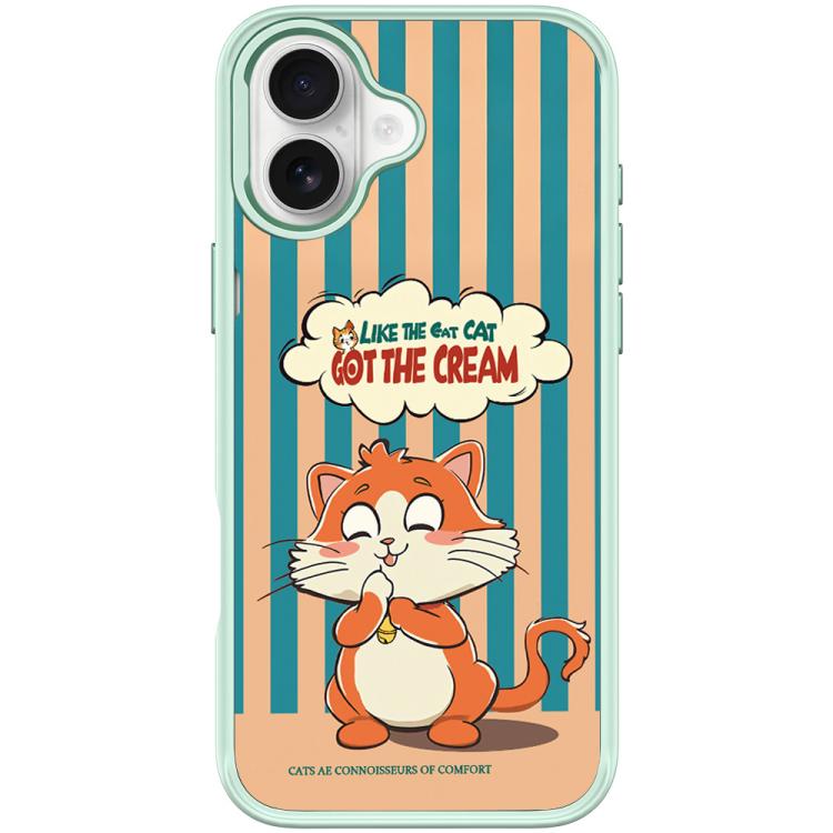Custodia magnetica con motivo gattino per iPhone 17