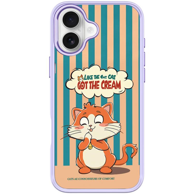 Custodia magnetica con motivo gattino per iPhone 17