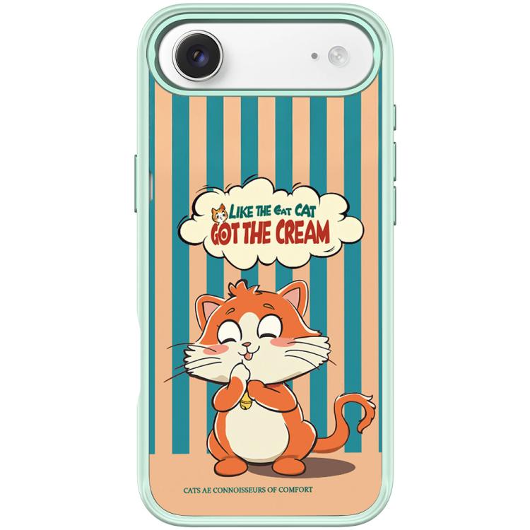 Custodia magnetica con motivo gattino per iPhone 17