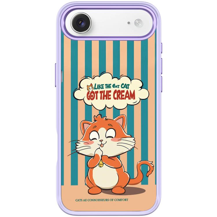 Custodia magnetica con motivo gattino per iPhone 17