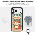 Custodia magnetica con motivo gattino per iPhone 17