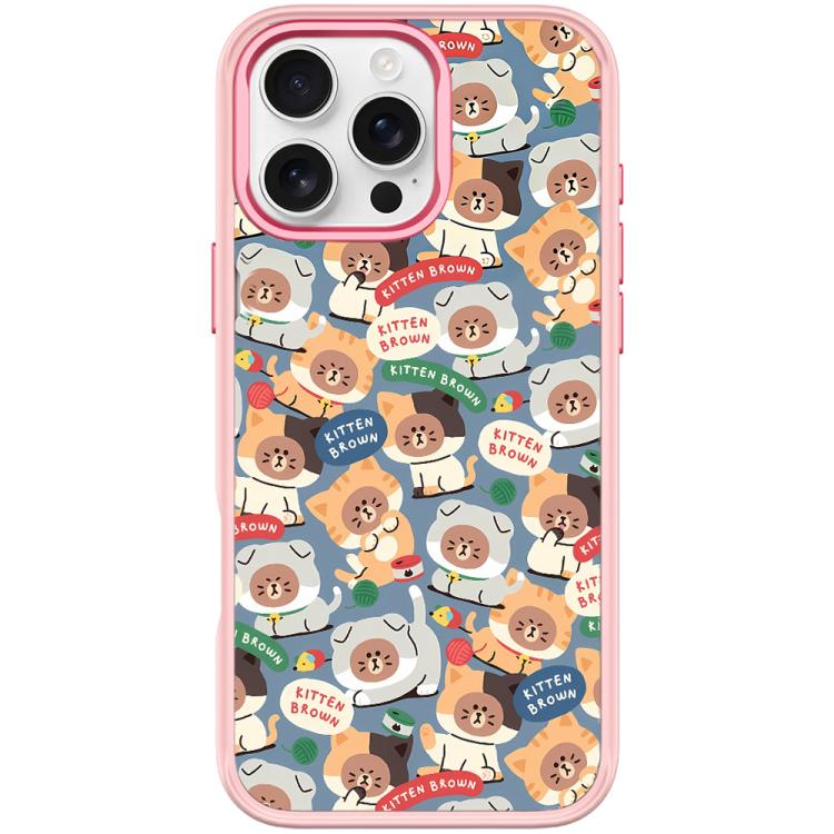Adorabile custodia magnetica per telefono con motivo orsetto., For iPhone 16 Pro Max, For iPhone 16 Pro, For iPhone 16 Plus, For iPhone 16