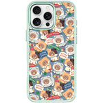 Adorabile custodia magnetica per telefono con motivo orsetto., For iPhone 16 Pro Max, For iPhone 16 Pro, For iPhone 16 Plus, For iPhone 16