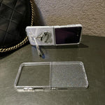 Custodia Glitter Stardust con supporto a forma di cuore per Samsung Galaxy Z