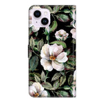 Custodia portafoglio in ecopelle effetto cristallo per iPhone 15