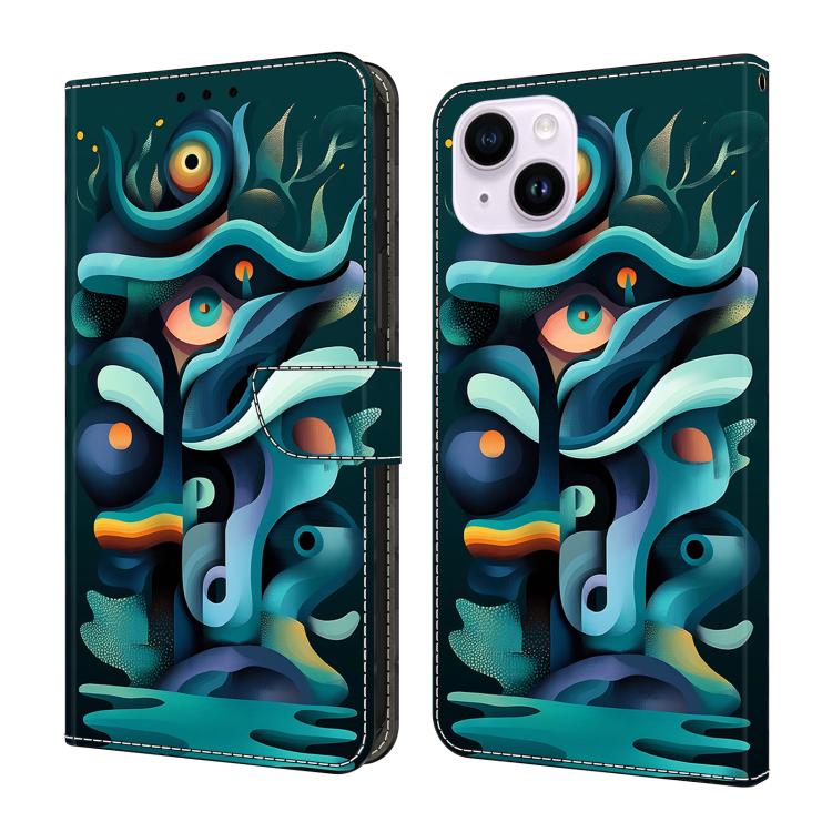 Custodia portafoglio in ecopelle effetto cristallo per iPhone 15