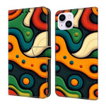 Custodia portafoglio in ecopelle effetto cristallo per iPhone 15