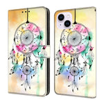 Custodia portafoglio in ecopelle effetto cristallo per iPhone 15