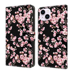 Custodia portafoglio in ecopelle effetto cristallo per iPhone 15