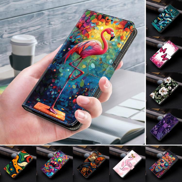Custodia portafoglio in ecopelle effetto cristallo per iPhone 15