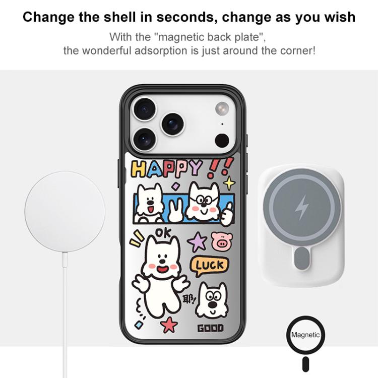 Custodia magnetica con motivo Buona giornata per iPhone 17 e Air