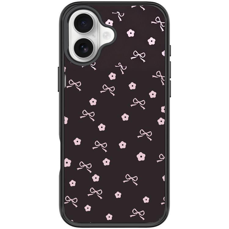 Custodia magnetica con motivo fiocco per iPhone 17