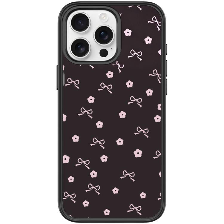 Custodia magnetica con motivo fiocco per iPhone 15 Pro e 15 Pro M