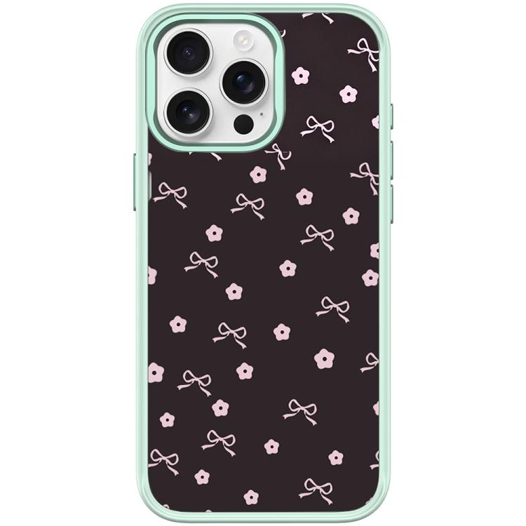 Custodia magnetica con motivo fiocco per iPhone 15 Pro e 15 Pro M